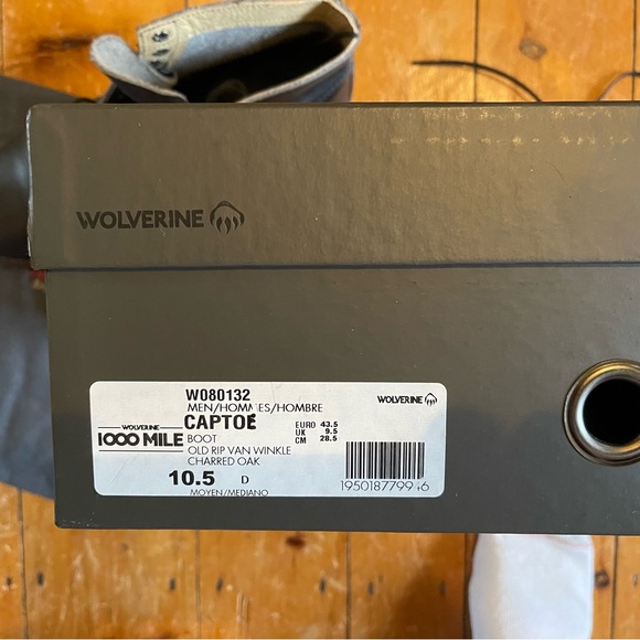 Wolverine 1000 Mile Boots X Rip Van Winkle II - 10.5D New In Box - Never Worn! - Picture 10 of 15